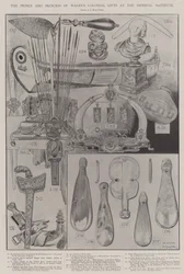 Die kolonialen Geschenke des Prinzen und der Prinzessin von Wales im Imperial Institute