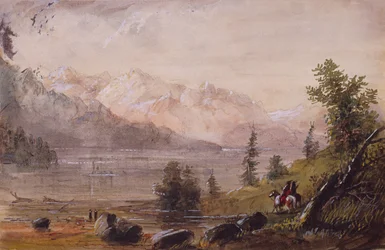 Indianerjäger auf der Suche nach Wild, ca. 1837