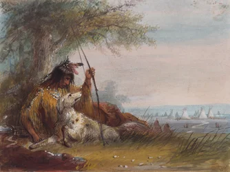 Indianischer Läufer, ca. 1837