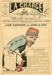 Cover der "La Charge (1888)", Satirisch in Farben