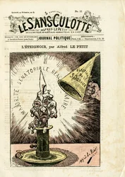 Cover von "Le Sans-Panlotte", Nummer 12, Satirisch in Farben
