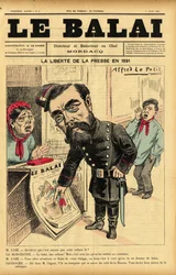 Illustration von Alfred Le Pepetit (1841-1909) für das Cover von Le Bai, Nr. 6