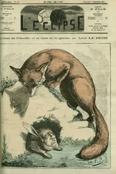 Die Spitze des Ohrs und die Spitze des Schwanzes, zwischen Adolphe Thiers als Fuchs-Republik und Philippe d