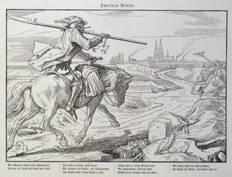 Der Tod reitet in die Stadt, Tafel 2 aus 