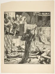 Der Tod der Würger, der erste Ausbruch der Cholera auf einem Maskenball in Paris, 1831