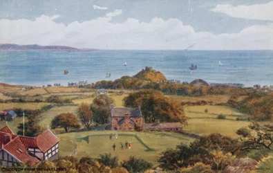 Criccieth vom Golfplatz