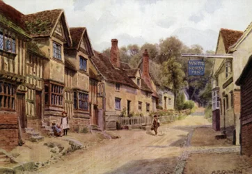 Ehemals von Webern bewohnte Häuser, Kersey, Suffolk