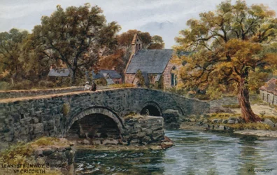 Llanystrumwdy-Brücke, bei Criccieth