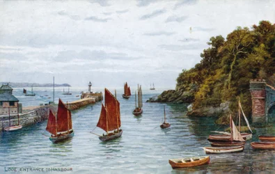 Looe, Hafeneinfahrt