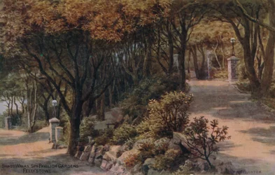 Schattige Spaziergänge, Spa Pavilion Gardens, Felixstowe