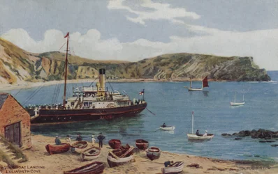 Dampferanlegestelle, Lulworth Cove