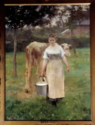 Manda Lamétrie, die Bäuerin. 1887. Maße: 2,14 x 1,61 m. Paris, Musée d