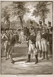 Treffen von Washington und Rochambeau, veröffentlicht 1896