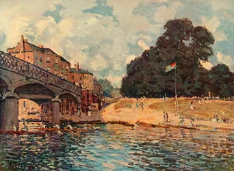 Brücke bei Hampton Court, 1874, 1937.