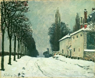 La Route de Louveciennes, Winter, 1874