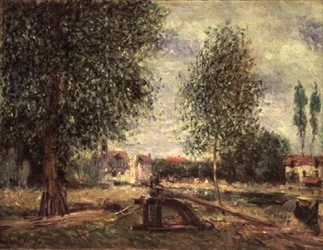 Landschaft bei Moret-sur-Loing