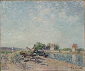 Saint-Mammès, Loing-Kanal, 1885