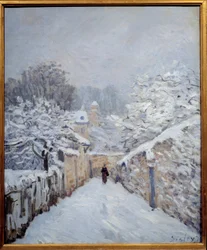 Schnee in Louveciennes