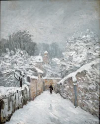 Schnee in Louveciennes