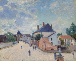 Straße in Moret
