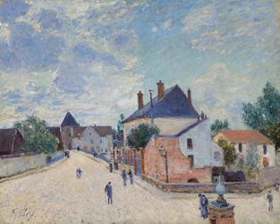 Straße in Moret