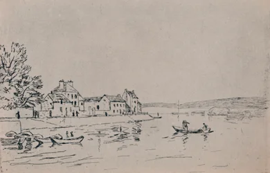 Die Ufer des Loing, um 1880er, 1946