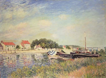 Die Ufer des Loing bei Saint-Mammes, 1885