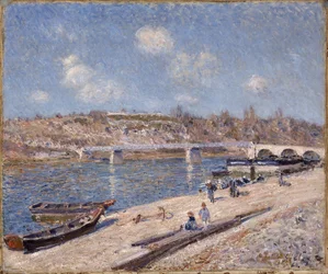 Der Strand von Saint-Mammès