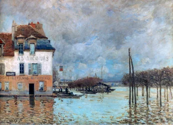 Die Flut in Port-Marly