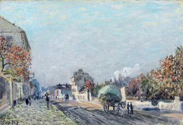 Eine Straße in Marly