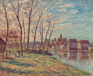 Ansicht von Moret, 1889