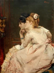A. Stevens, Die japanische Maske