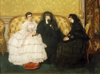A. Stevens, Trost oder Der Kondolenzbesuch