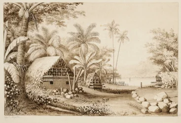 Gräber auf der Insel Muthuata, Fidschi