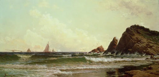 Klippen am Cape Elizabeth, Portland Harbour, Maine, 1882