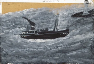 Fischerboot und Pier