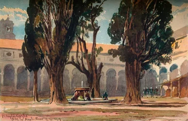 Santa Maria Degli Angeli, Rom, um 1870