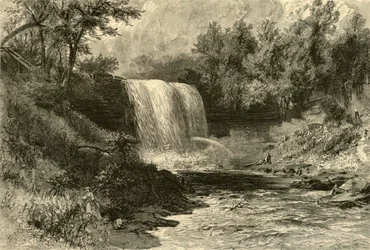 Wasserfälle von Minnehaha, 1874
