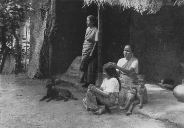 Dörfliche Faulheit, ca. 1890, 1910