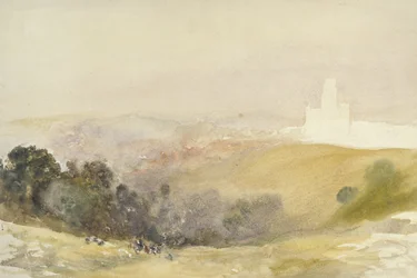 Durham von den Roten Hügeln, 1880-86