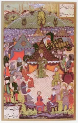 Der König von Ungarn, Lajos II. (1506-26) im Rat vor der Schlacht von Mohacs 1526, 1558