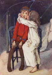 Wendy küsste sanft seine Wange