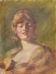 Studie eines Kopfes, ca. 1926
