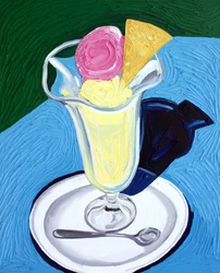 Lebendiges Eisbecher-Sundae