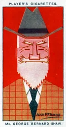 George Bernard Shaw, irischer Dramatiker, 1926