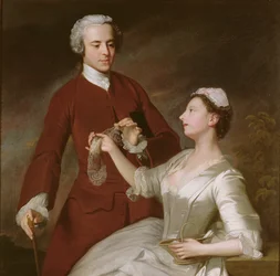 Porträt von Sir Edward und Lady Turner, 1740
