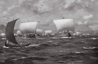 Xerxes peitscht den Hellespont