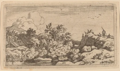 Ziegenhirte auf einem Hügel, wahrscheinlich ca. 1645-1656
