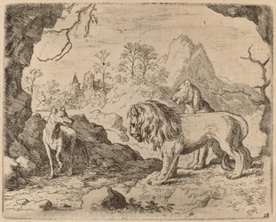 Reineke verspricht, den versteckten Schatz zu enthüllen, wahrscheinlich ca. 1645-1656