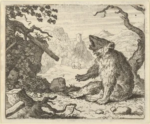 Der Bär ruft Renard vor den Rat der Tiere